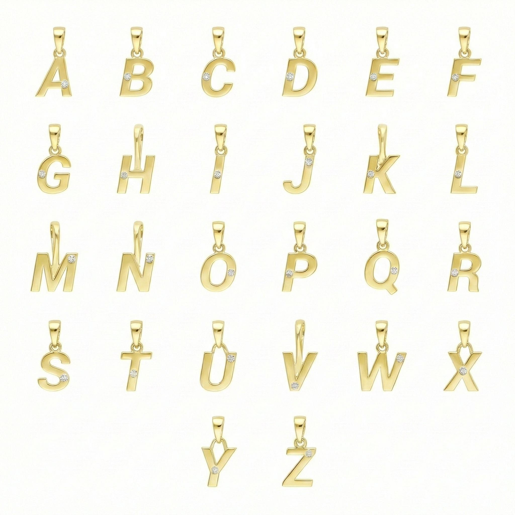 Alphabet Pendent